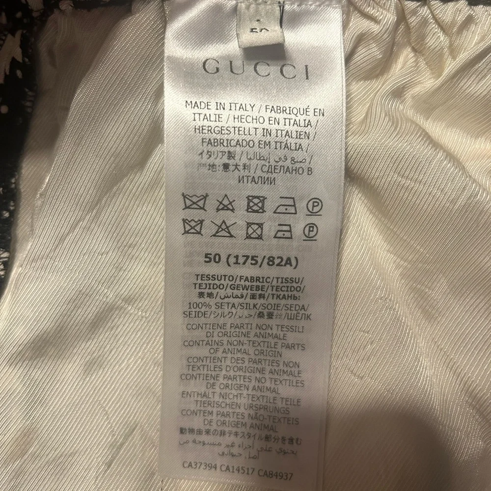Gucci Silk Star Print Men Shorts Size 50